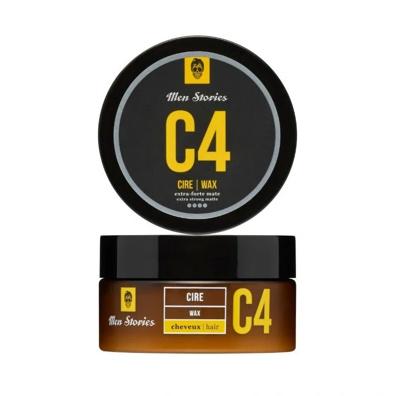 Cire extra-forte mate C4 Men Stories 100ml | BARBERSHOP